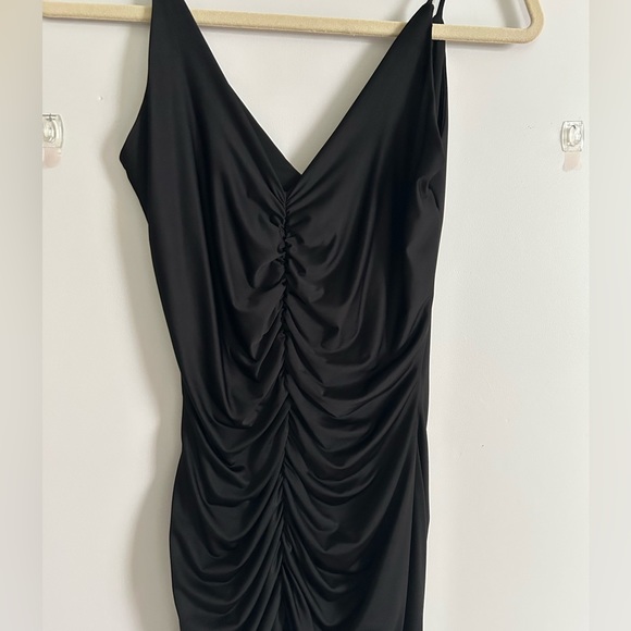 Urban Planet cinch black minidress - Picture 3 of 4